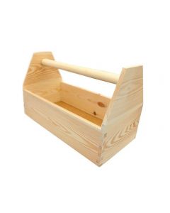 Trälåda hobby med handtag