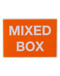 Varningsetikett MIXED BOX 500/rl