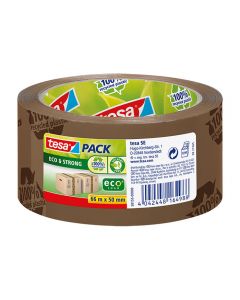 Packtejp TESA Eco Strong 50mm x 66m brun