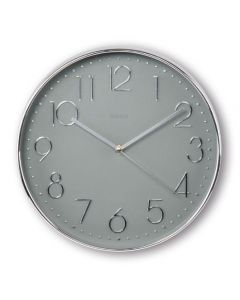 Väggur HAMA Corsica 30cm silver