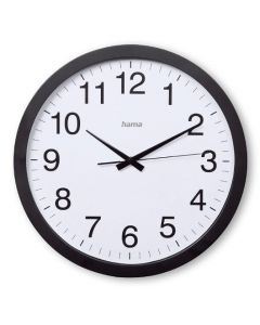 Väggur HAMA Aruba 40cm svart