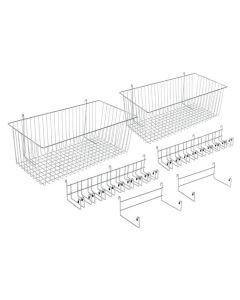 Förvaringskorgar till Bollvagn 3st