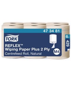 Torkrulle TORK Natur M4 Reflex 2lag 6/fp