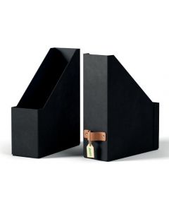 Tidskriftssamlare Leitz Puro svart 2/fp