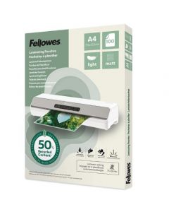 Laminat FELLOWES A4 Light Matt 100/fp