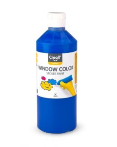 Fönsterfärg CREALL 500ml blå