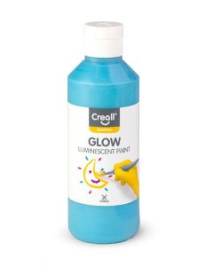 Självlysande färg CREALL 250ml Blå