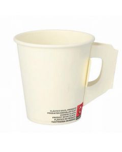 Pappersbägare PAPSTAR handtag 18cl 80/fp