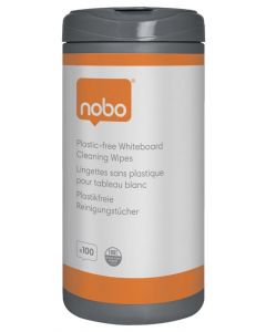 Whiteboardrengöring NOBO servetter 100/f