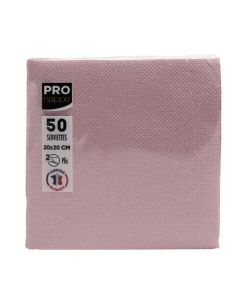 Servetter PRONAPPE 20x20cm g.rosa 50/fp