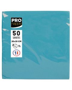 Servetter PRONAPPE 20x20cm turkos 50/fp