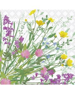 Servett Flora 2-lags 25x25cm 20/fp