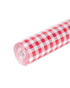 Duk PRONAPPE damast 1,18x25m röd/vit