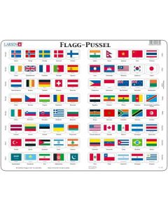 Pussel Flaggpussel 80 bitar