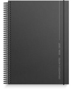 Kalender Organizer & Notes svart 26/27