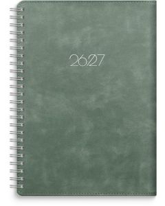 Kalender Study Twist A5 grön 26/27