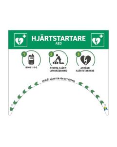 Skylt till ROTAID-skåp