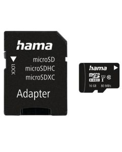 Minneskort HAMA Micro SDHC 16GB CL10