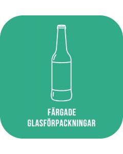 Dekal NORDEX färgad glasförpackning