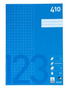 Räknehäfte BANTEX A4 10x10mm rutat