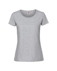 T-shirt FRUIT 195T dam gråmel XS