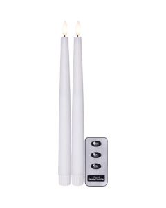 Antikljus STAR T LED 28cm vit 2/fp