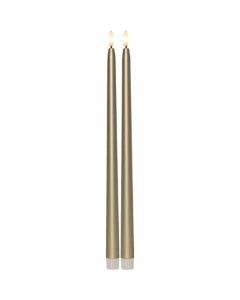 Antikljus STAR T LED 39cm guld 2/fp