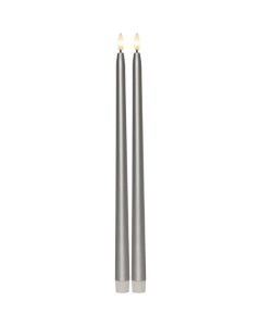 Antikljus STAR T LED 39cm silver 2/fp