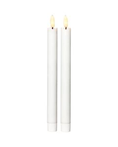 Antikljus STAR T LED Rustic 25cm vit