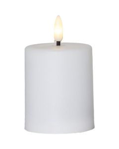 Blockljus STAR T LED Paula 10cm vit