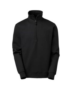 Sweatshirt halfzip SW Stewart svart 3XL