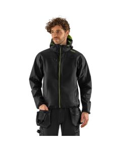 Softshelljacka FRISTADS 4655 sv/gul XXS