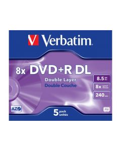 DVD+R VERBATIM 8,5GB Dual Layer 5/FP