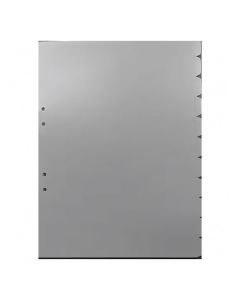 Plastregister A3L PVC 11 flik grå 10/fp