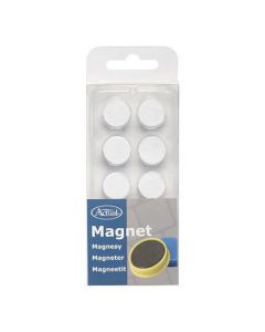 Magnetknappar ACTUAL 16mm vit 10/FP