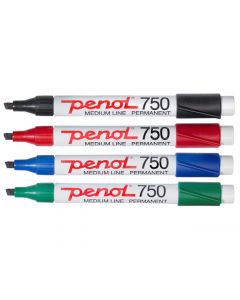 Märkpenna PENOL 0-750 perm 2-5mm 4 färg