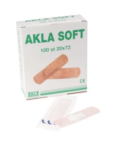 Plåster AKLA Soft NW 20x72mm 100/FP