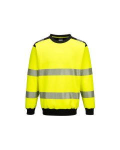 Varselsweatshirt PW379 Hi-Vis Kl 2/3 M