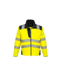 Varselsoftshell PW T402 Hi-Vi Kl 2/3 L