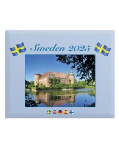 Väggkalender Sweden med kuvert 2025