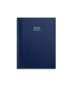 Veckojournal 2026 blå