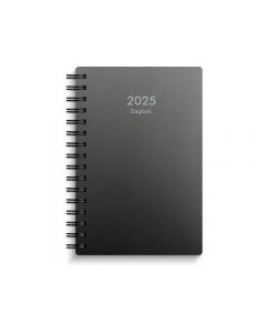 Dagbok 2025 plast svart