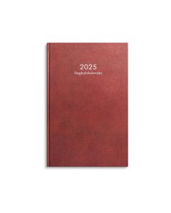 Dagbokskalender 2025 röd