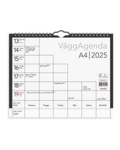 Väggkalender Väggagenda A4 2025