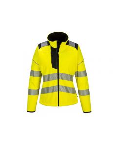 Varselsoftshell dam PW381 Hi-vis kl 2 L