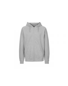 Hoodie zip NEUTRAL O63301 herr grå 2XL