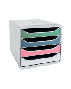 Blankettbox Bigbox Autentik 4låd. pastel