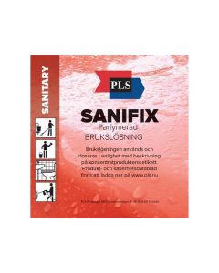 Etikett Brukslösning Sanifix Parf 100/RL