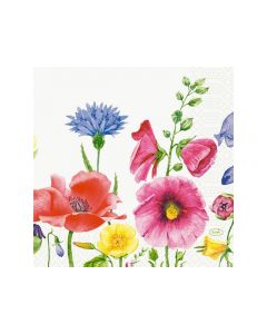 Servett DUNI Flowy 3-lag 33x33cm 50/fp