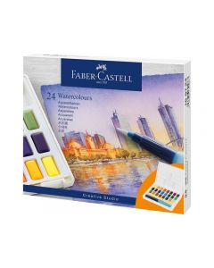 Vattenfärg FABER CASTELL 24 färger